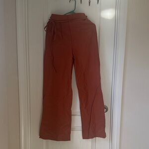 Zara Rust Wide Leg Pants
